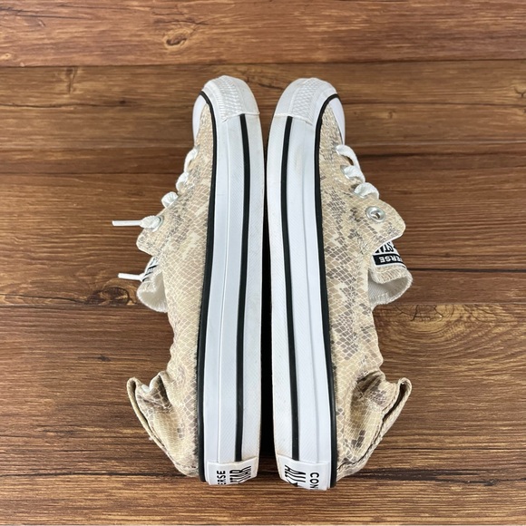 CONVERSE Shoreline Snakeskin Women’s Size 8 Slip-On Shoes - Picture 3 of 6